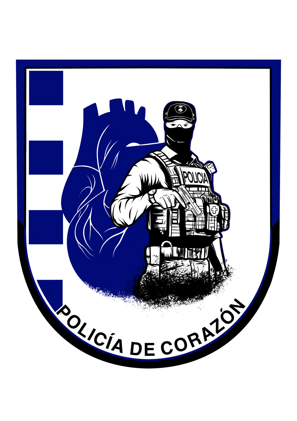 Parche Policía de Corazón – Edición Original